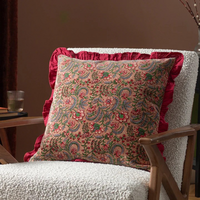 HAVEN CUSHION BLUSHING ROSE 50X50