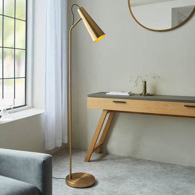 Kea Floor Lamp Brass