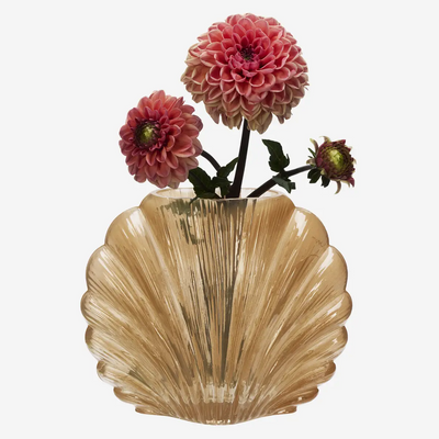 Peach Glass Vase