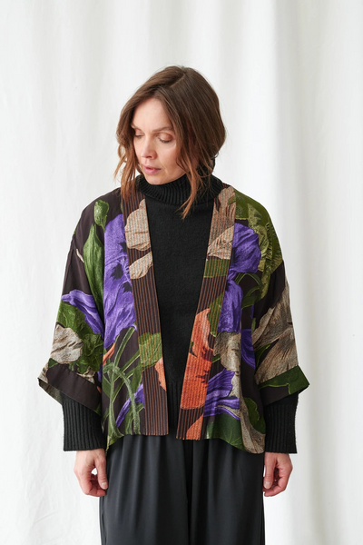Nasturtium Black Kimono