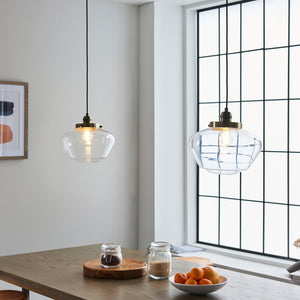 Camrose Pendant Light Antique  Brass