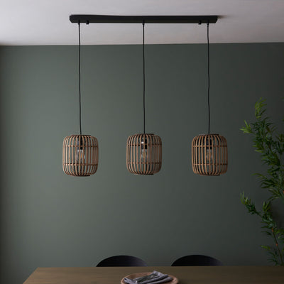 Matlock Triple Pendant Light Natural