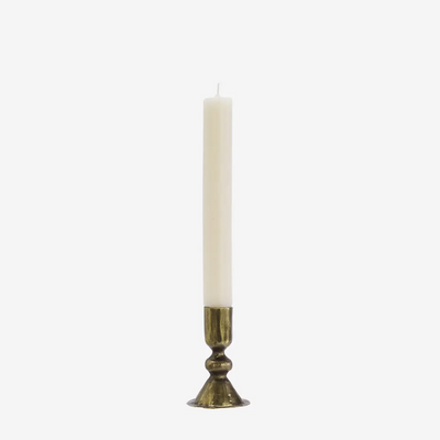 Small Antique Brass Candle Holder
