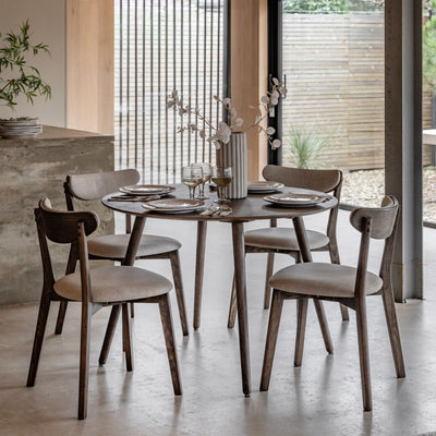Hatherley Folding Dining Table Smoke