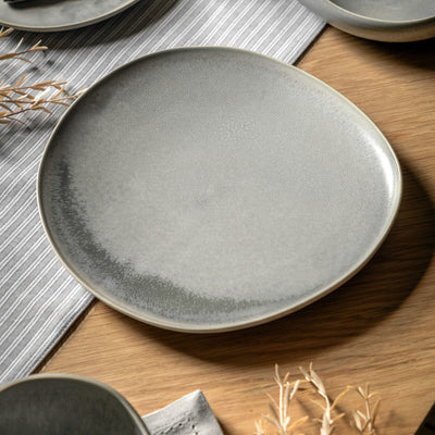 Pasdstow Grey Dinner Plate Set of 4