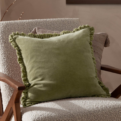 BERTIE CUSHION SAGE 45cm x 45cm
