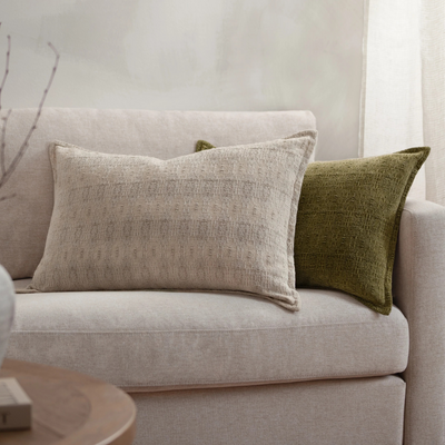 Ramas Jacquard Cushion Chalk