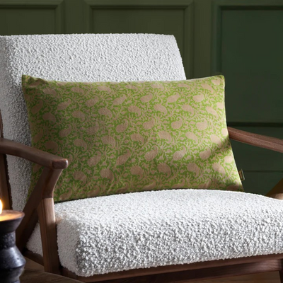 BOTEH CUSHION VERDIE/NATURAL 40cm x 60cm