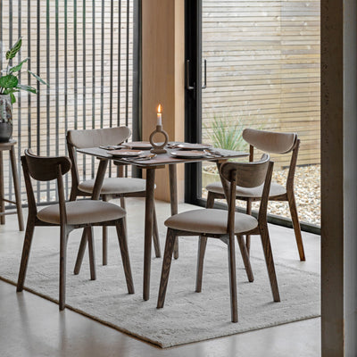 Hatherley Dining Table Square Smoke