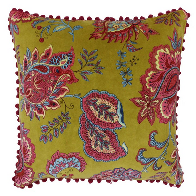 MALISA CUSHION LEMON CURRY 50X50