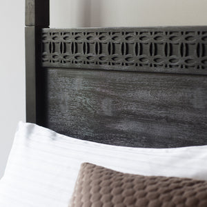 Boswin Four Poster Bed Black