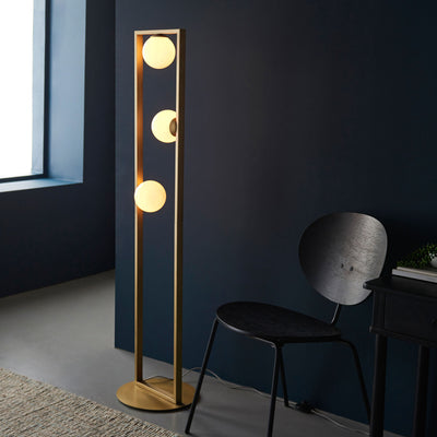 Teviot Floor Lamp Brass