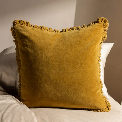 BERTIE CUSHION SAFFRON 45cm x 45cm