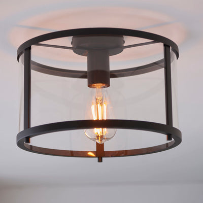 Hollinwood Ceiling Light Black