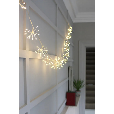 Starburst Chain Silver Lights Mains
