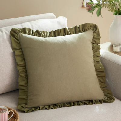 Effie Cushion Sage Green 45cm x 45cm