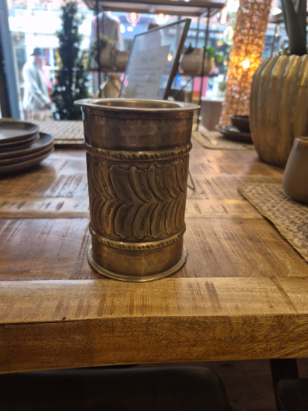Aluminium candle stand large