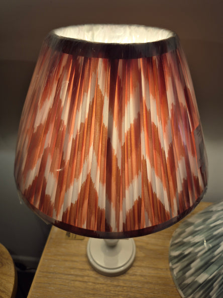 Zigzag Shade Apricot Orange Fabric 180x140x300mm