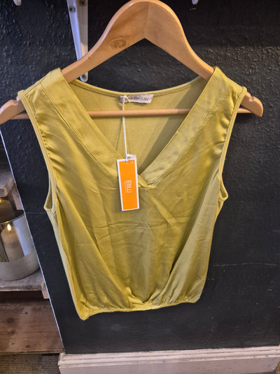 Billi Vest Top Chartreuse