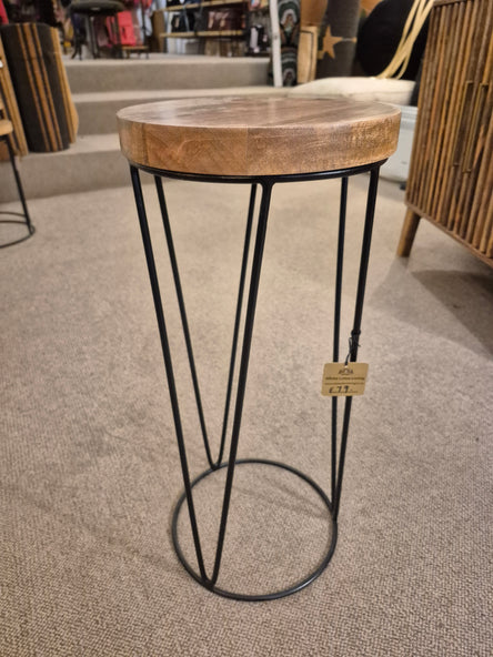 Ravi Round Iron Side table Medium