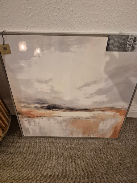 Warm Horizon Framed Canvas