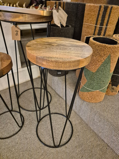 Ravi Round Iron Side table Medium