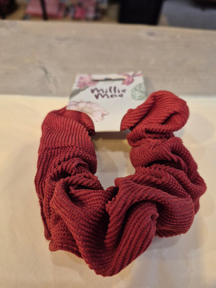 Cord Scrunchie - Rust