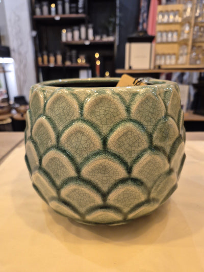 Artichoke Pot 20cm Aqua