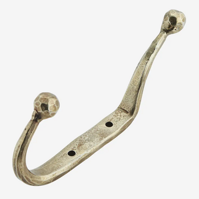 Hand forged iron hook