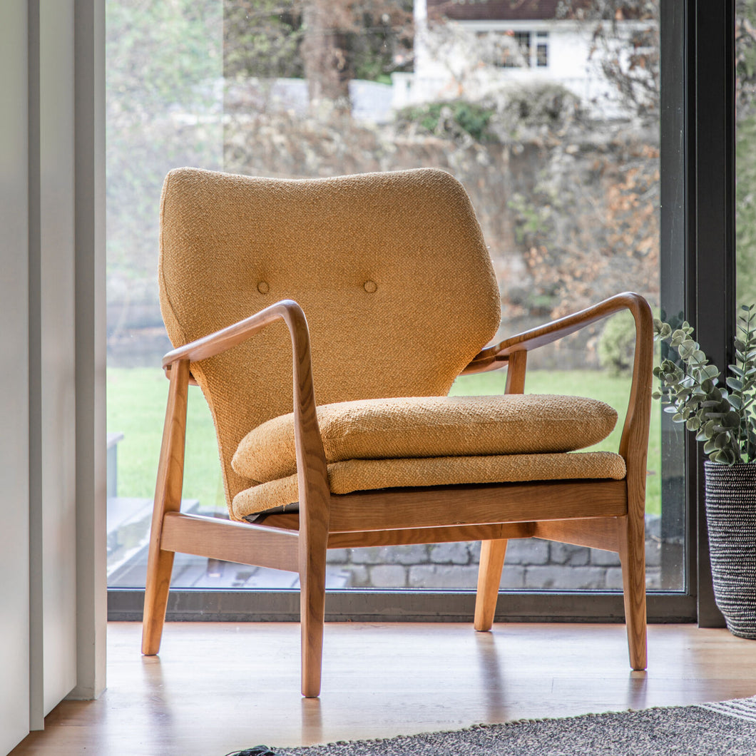 Jedburgh Ochre Armchair