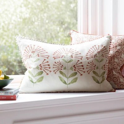 NERI CUSHION TERRACOTTA 40X60