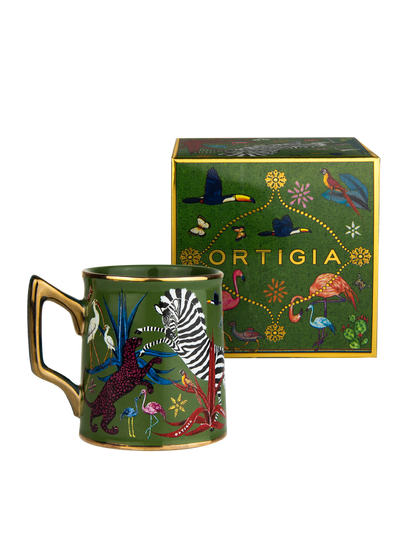 Ortigia Tazzina Ceramic Green Mug