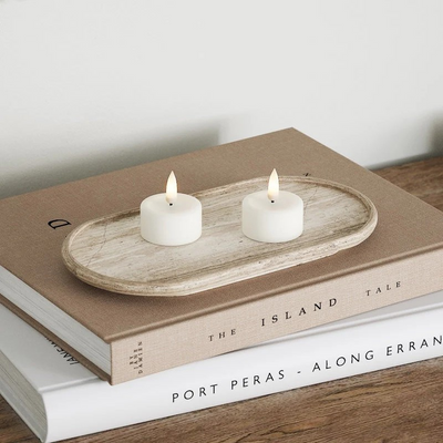 LED Tealight candle 2 pcs. White