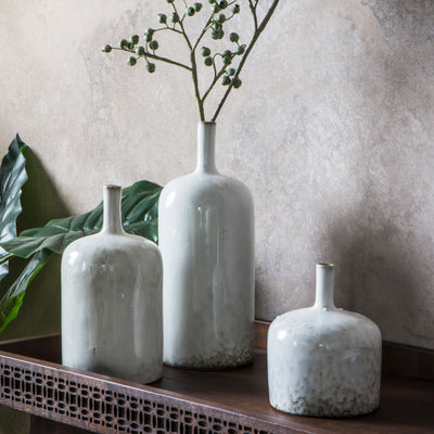Vorogay White Vases Set of 3