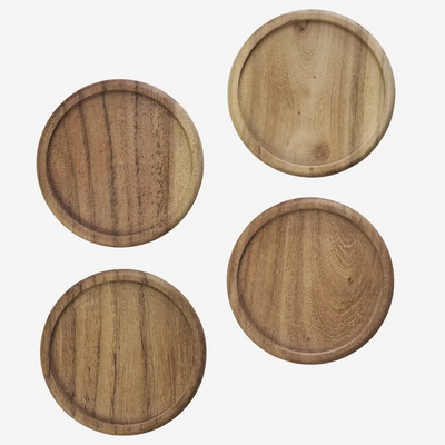 Wooden Coasters Set of 4