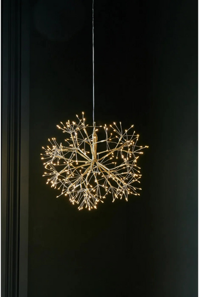 Hanging Dandelion light 30cm Gold