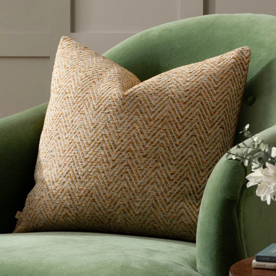 CROFT CUSHION HONEY 50cm x 50cm