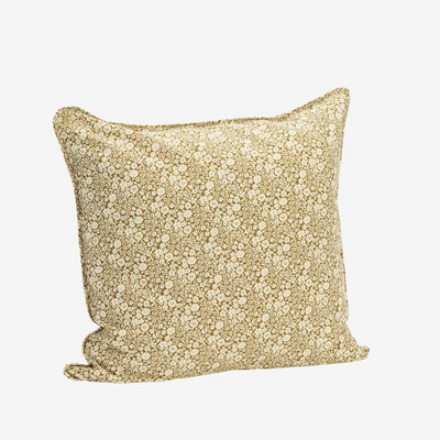 Ditsy Floral Cushion Caramel