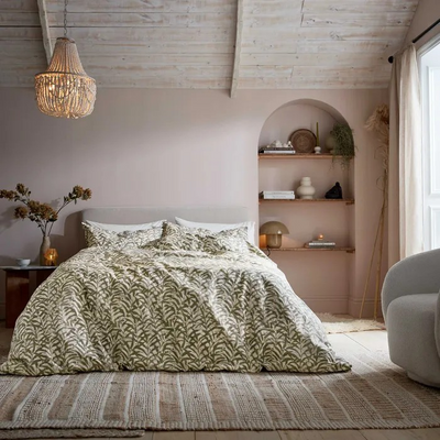 Cleo Duvet Cover Set Sage Green