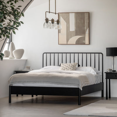 Wymbush Black Spindle Bedstead