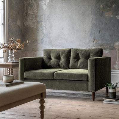 Willow 2 Seater Sofa Forest Green
