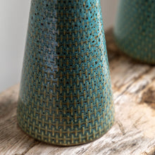 Portsea Candle Holders Teal Set of 2