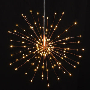 Copper Starburst Lights Large
