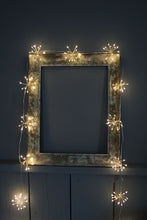 Silver Starburst Cluster Chain Small