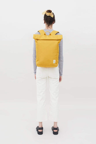 Lefrik Roll Rucksack Mustard