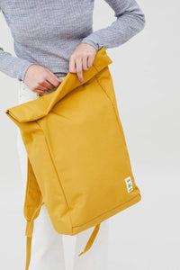 Lefrik Roll Rucksack Mustard